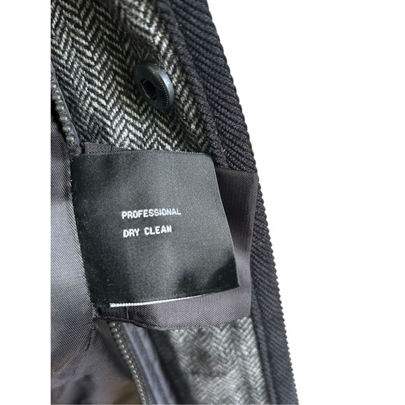 Vince Camuto Men’s Quilted Black/ Gray Puffer Vest L Tweed Outdoor Classic Casua - Picture 5 of 15